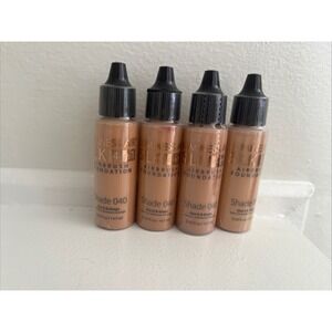 Luminess Advanced Shade 040 Silk 4-In-1 Airbrush Foundation 4 x .5 oz NEW Sealed